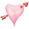 Balão Coração Seta Love